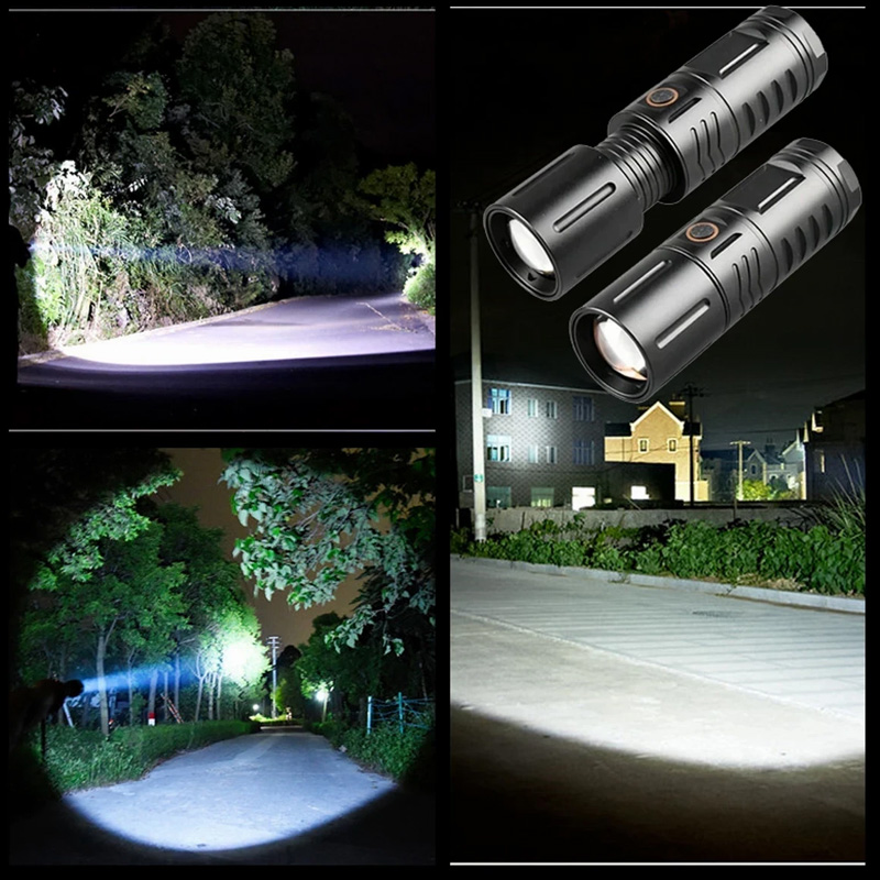 High Power Torch Light with Power Bank